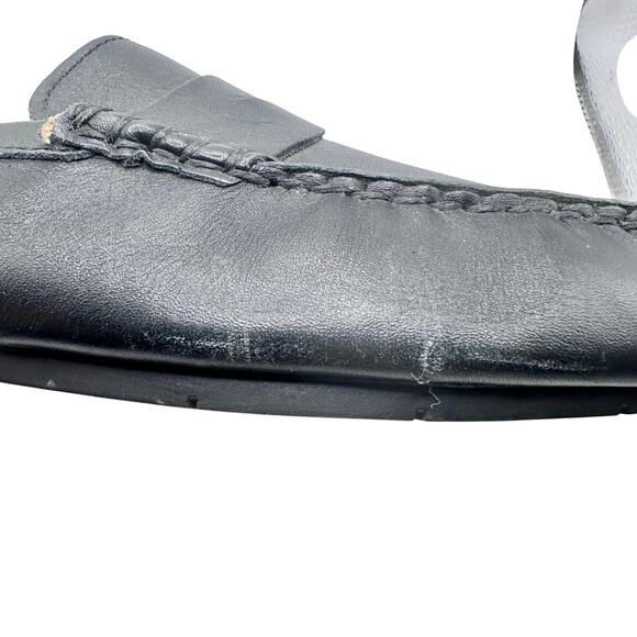 Cole Haan | Men | Somerset Black Leather Driving Penny Loafers | Size 9.5 M